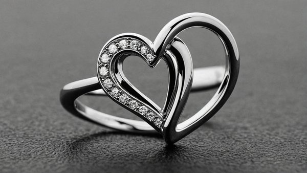 Collection de bague en forme de coeur : un cadeau inoubliable